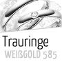 Trauringe aus Weissgold 585 von 123GOLD